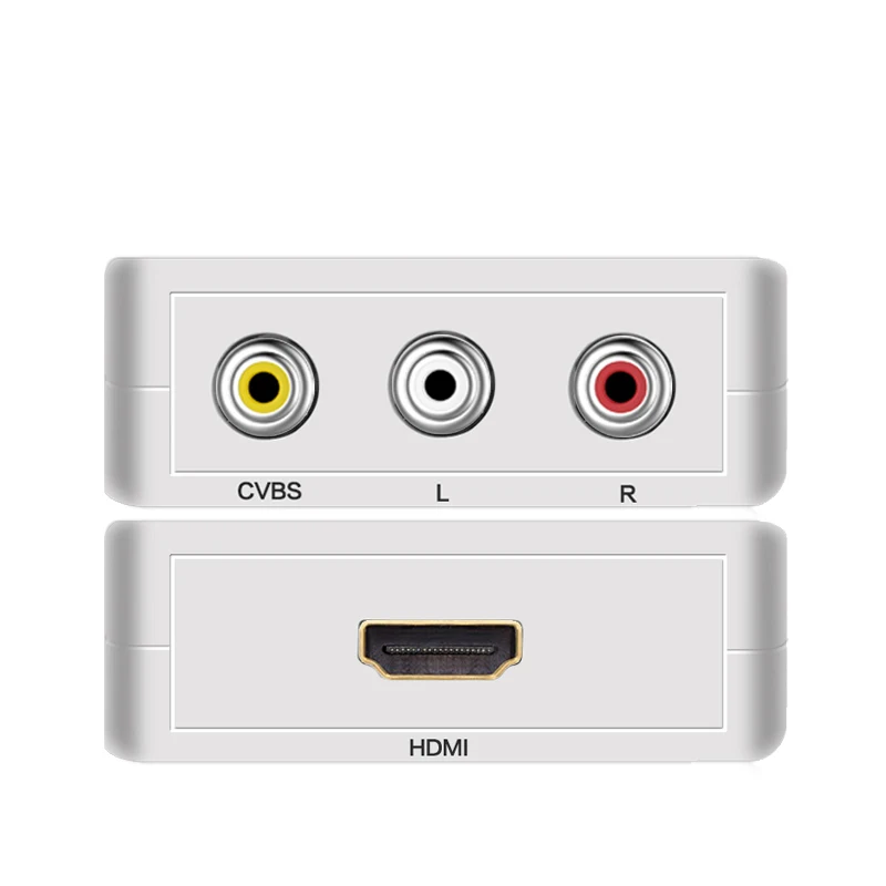 HDMI к RCA AV конвертер HDMI К AV адаптер Android tv Smart Box Ноутбук Chromecast для 1080P 720P 480P NTSC/PAL HDMI2AV
