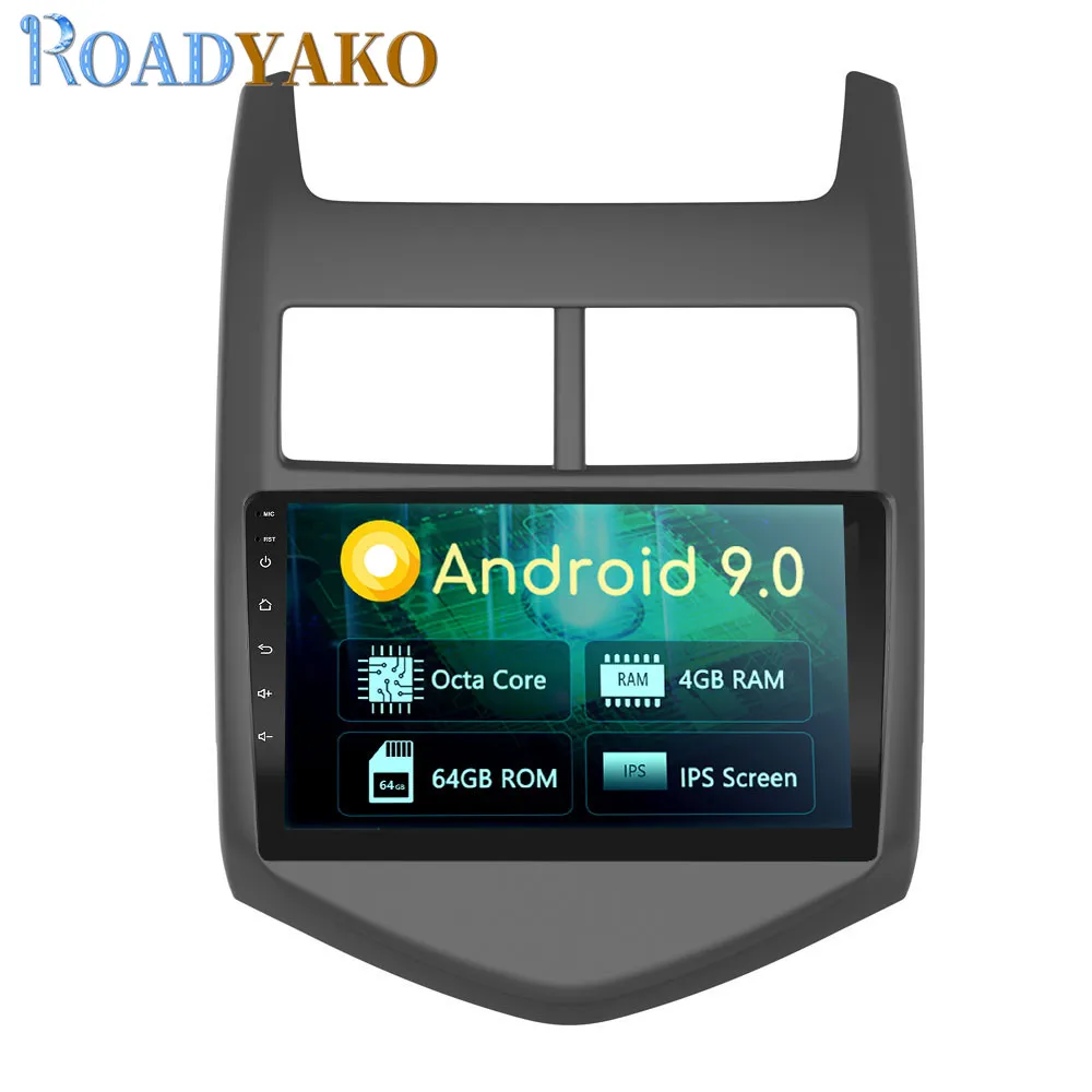 Автомагнитола 9 ''на Android мультимедийный плеер для Chevrolet Aveo 2011 2013 стерео