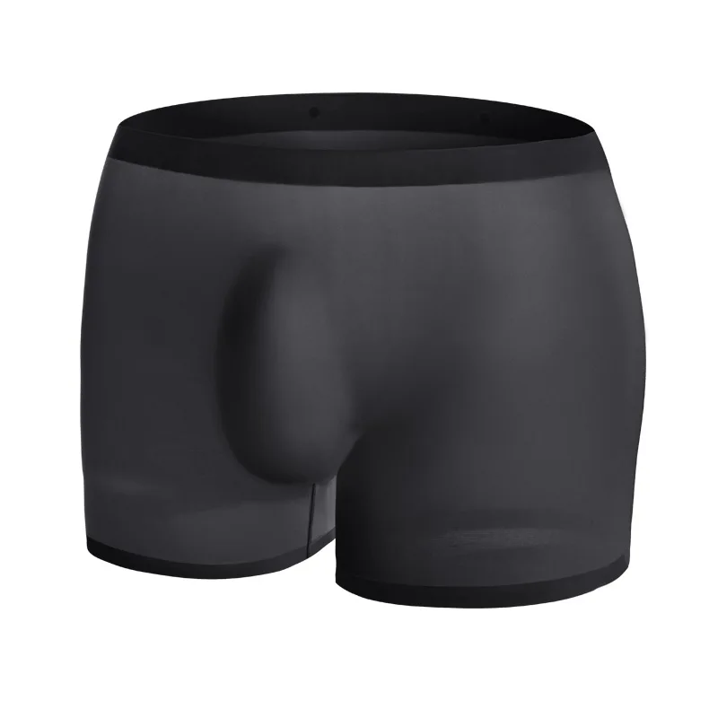 

5Pcs/All Men Boxers Ice Silk Antibacterial Mens Panties Underwear Plus Size Sexy Male Underpants Breathable Man Shorts