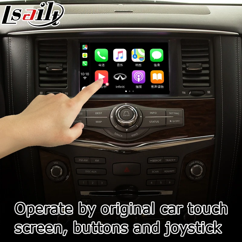 Интерфейс Carplay для Infiniti QX80 интерфейсная коробка видео с youtube Q50 Q60 QX50 Android от Lsailt |