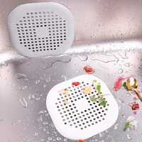tpr 2pcs premium clog free water sink hair stopper eco friendly hair drain cover abrasive resistance for washroom