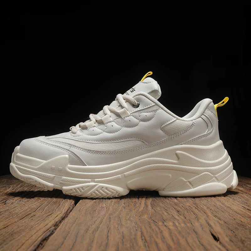 Весна чуни кроссовки для мужчин 2021 модная обувь на толстой подошве и папы