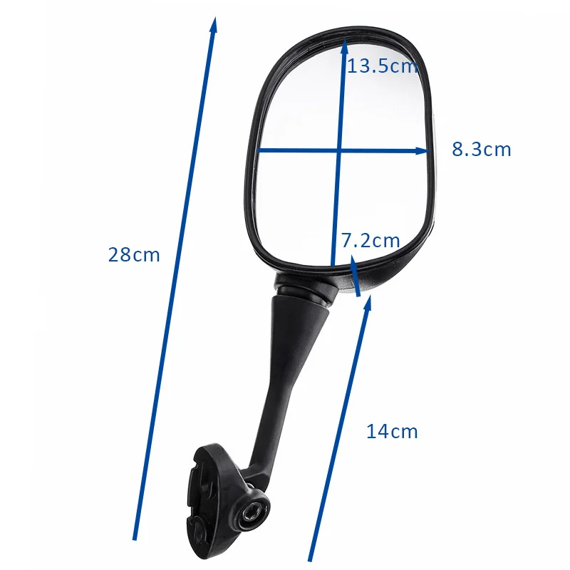 

1 Pair 18mm Motorcycle Rearview Rear View Mirrors Glass Back Side Mirror Right Left For Honda CBR600 CBR600RR CBR1000 CBR1000RR