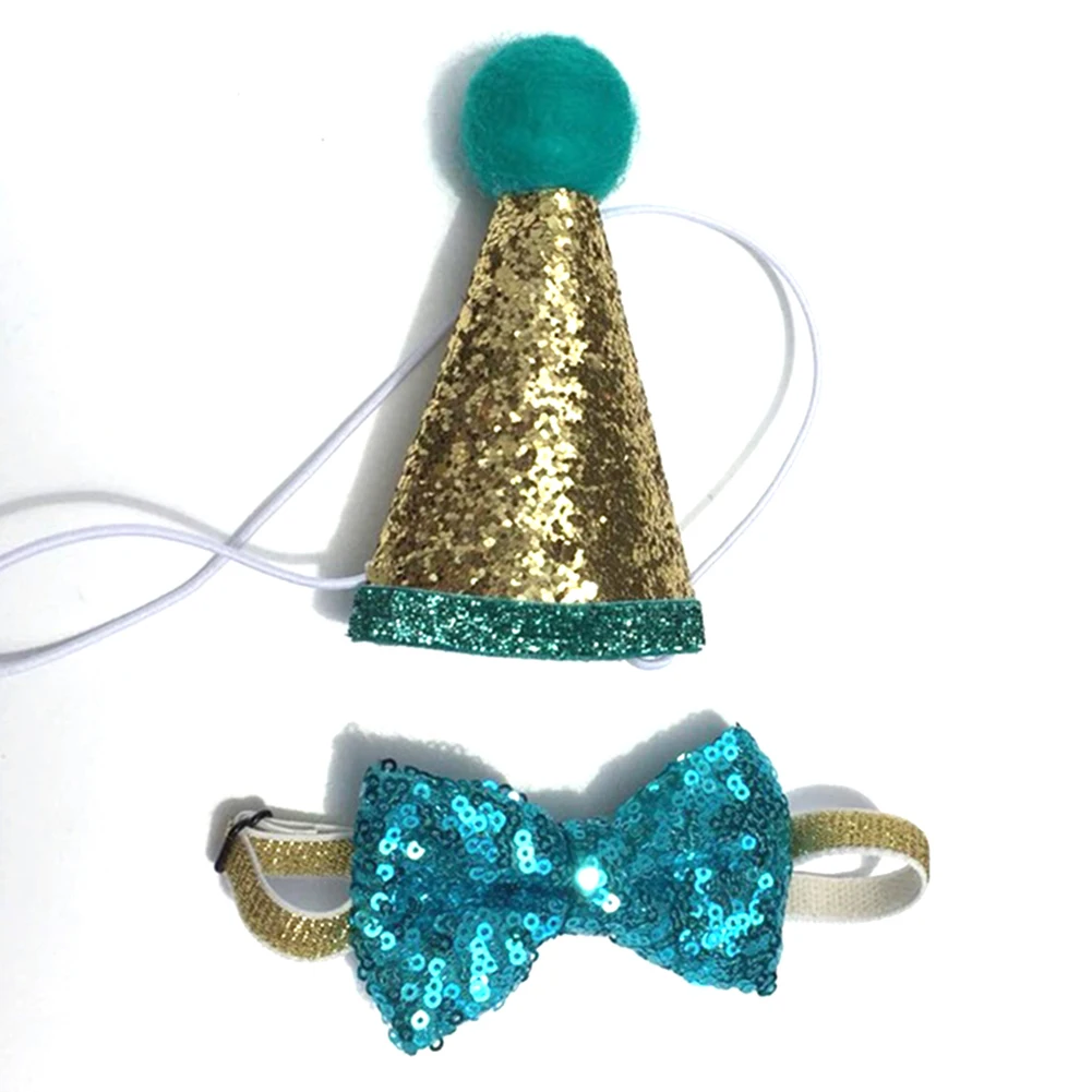 2019 рождественские головные уборы для домашних питомцев шляпа Бабочка костюм на