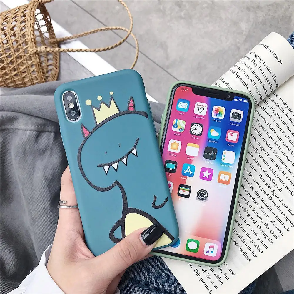 

For VIVO Y66/Y67/Y91/Y95/Y93/Y97/V15/S1/Y83/Y85/Z3/Z3I/V11I/Z5X/Z1 Pro TPU Cellphone Case Shell Dinosaur Back Cover