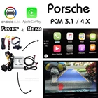 Для Porsche Cayenne Macan Panamera 982 718 991 911Carplay box задняя и фронтальная камера с Bluetooth-интерфейсом и дисплеем, улучшенная автоматика, Android