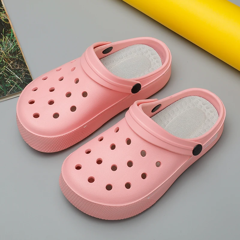 

2020 Indoor Slippers Unisex Shoes Lightweight EVA Home Pink Fur Slippers Flexible Comfortable Warm Garden Sandals Women Men