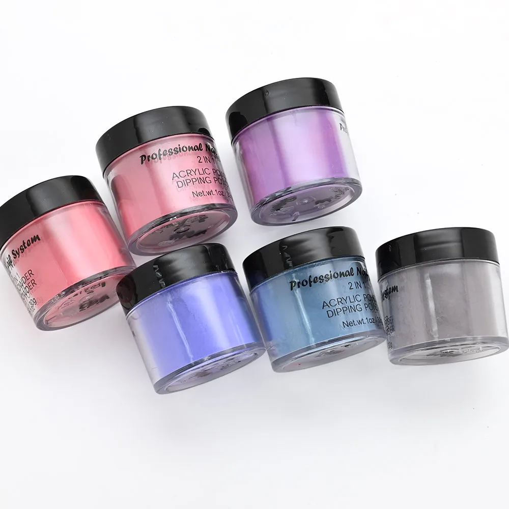 

1OZ Temperature-Change Nail Acrylic Powder 6Colors Acrylic Powder For Tip Extension/Sculpture/Builder 2 in 1 Nail Acrylic Art&1*