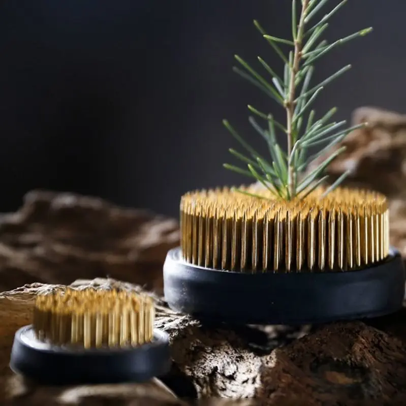 1 шт. Круглый держатель для цветов Ikebana Kenzan фиксирующий инструмент в виде лягушки
