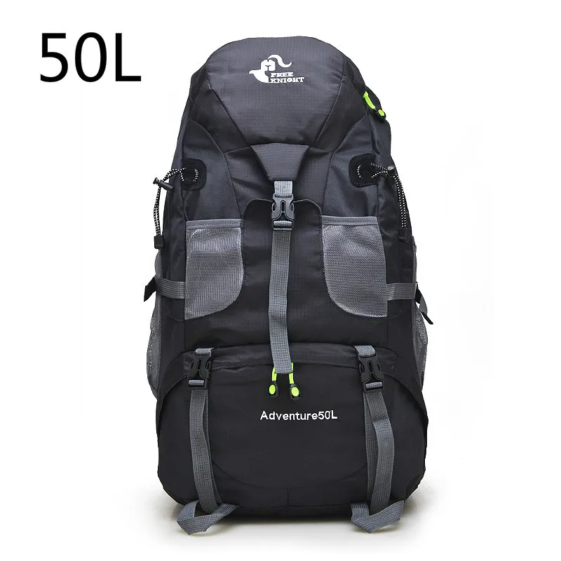 Black-50L 60L нейлон/Оксфорд Водонепроницаемый сухой мешок Открытый Высокое качество путешествия рюкзак для мужчин женщин Кемпинг Альпинизм Туризм Рюкзаки - Цвет: Black-50L