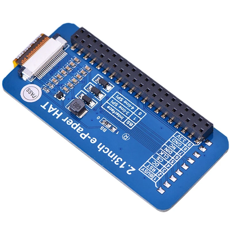 Waveshare 2 13 дюймов электронная бумага шляпа 250x122 E Ink дисплей для RaspberryPi 2B/3B/Zero W цвет: