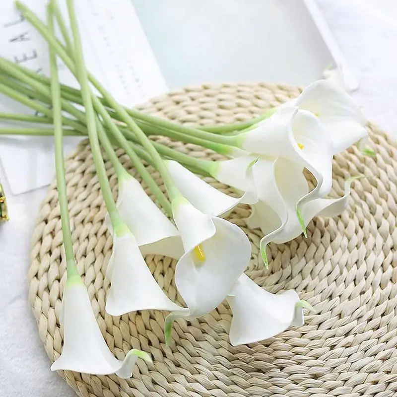 Белый искусственный мини цветок W5A1 оптовая продажа искусственных