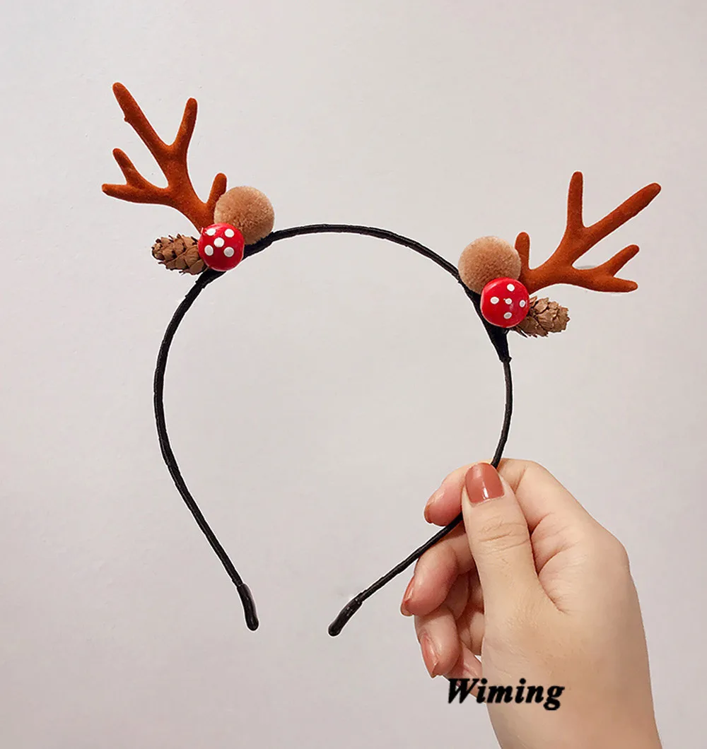 Повязка на голову с оленем праздничные аксессуары для волос день рождения