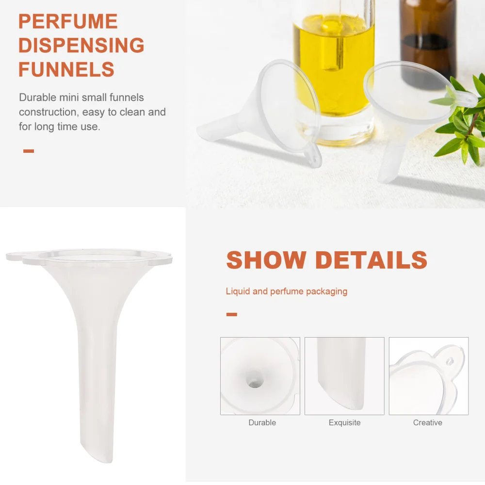 

Travel Cosmetic Dispensing Tools Facial Cream Scoops Perfume Dispensing Funnels