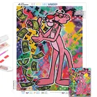 Алмазная живопись 5D сделай сам, картина из аниме Розовая пантера, искусство, вышивка крестиком, наборы для домашнего декора, новый год 2022