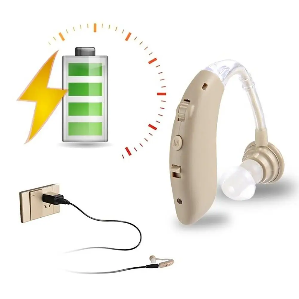 2020 New Cheap Hearing Aid Ear for Deafness Sound Amplifier Adjustable Aids Super the Elderly | Красота и здоровье