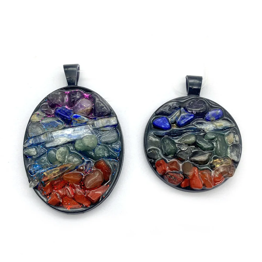 

1pcs Natural Stone Pendant Colorful Jewelry DIY Making Necklace Bracelet Earrings Accessories Supplies Jewelry Pendant Charm