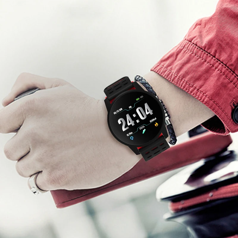 

Men's Sport Watch Smart Digital Multi-function Smart Bracelet Fitness Bluetooth Smartband Hear Rate Monitor Women Wrist Watch