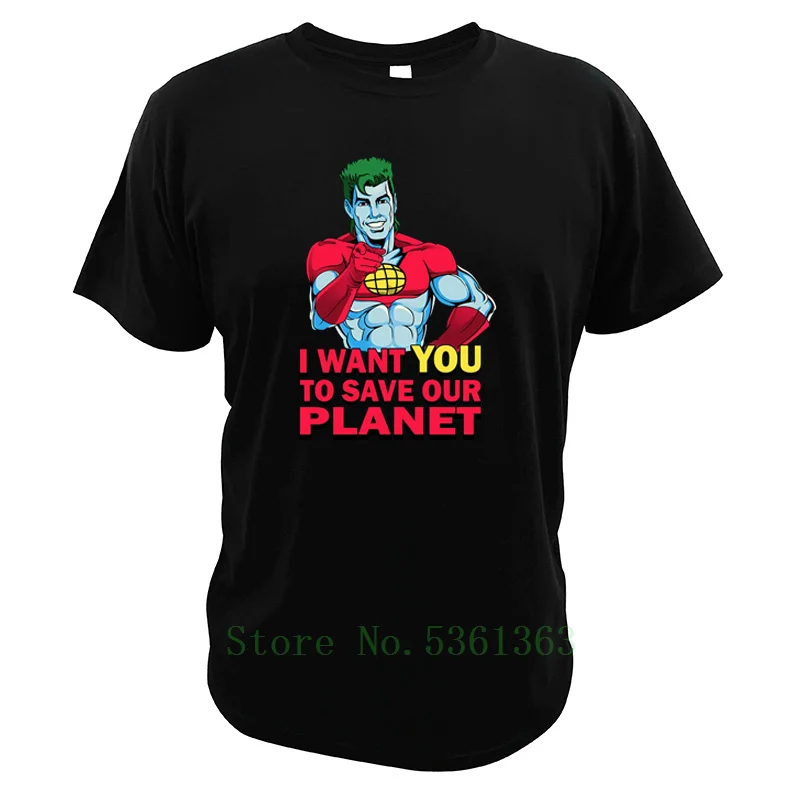 

Captain Planet and the Planeteers tshirt TV show Funny Digital EU Size S-5XL Breathable Soft Print Tee Tops Uncle Sam t shirt