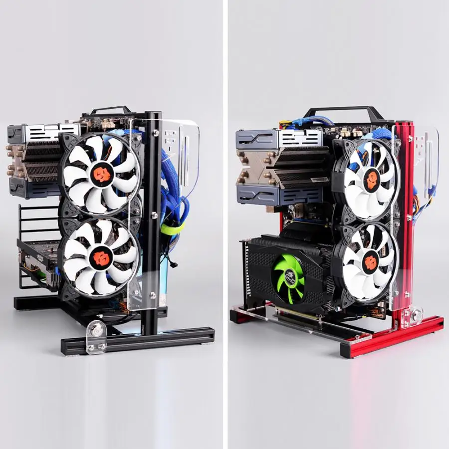 Чехол для ПК сделай сам ATX/M-ATX/ ITX открытое шасси вертикальная платформа проверки