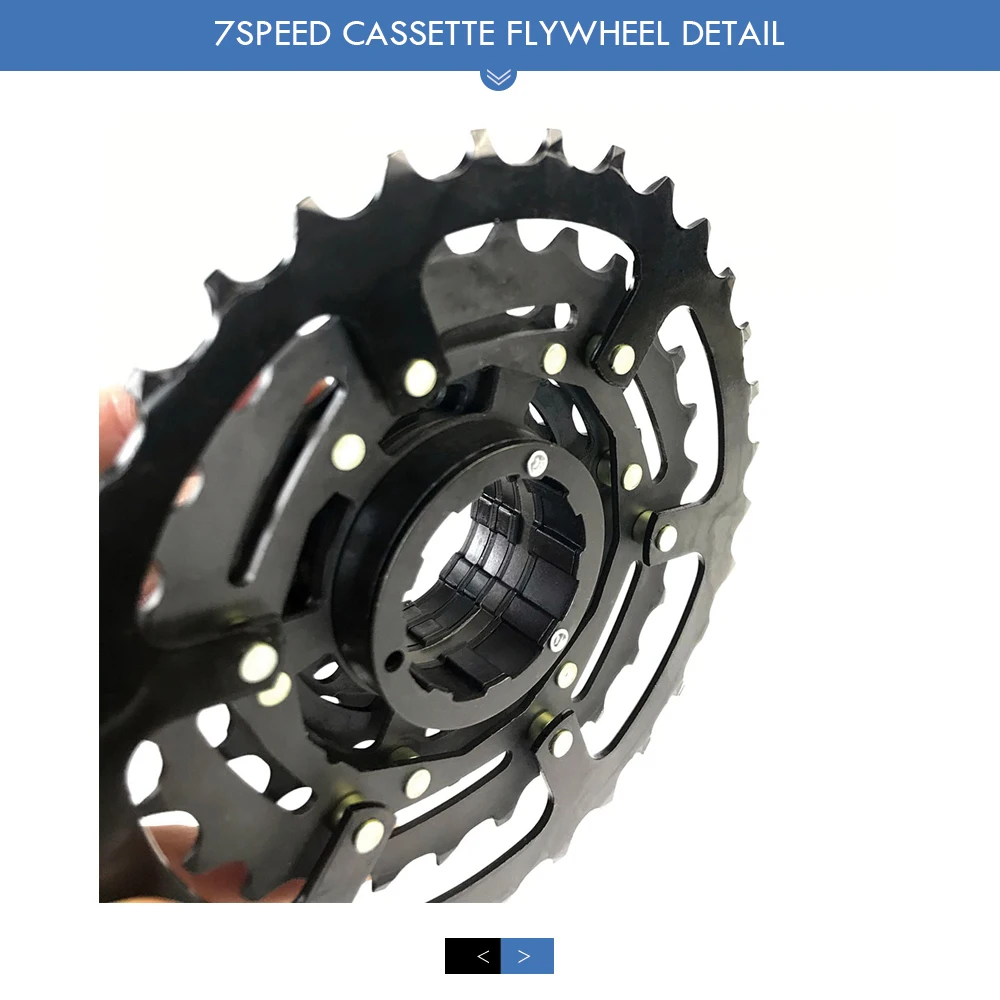 

Road Bike 7 Speed Flywheel 12-32T Mountain bike Bicycle Cassette Flywheel For MTB road bike or electric bicycle Accessies