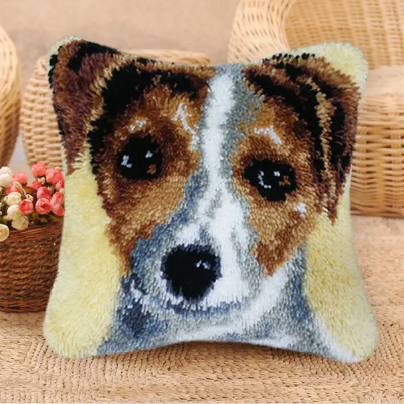 Кошка Собака Животное Knooppakket Smyrna Klink Haak Kleed Bloemen крюк с защелкой детские вышивки