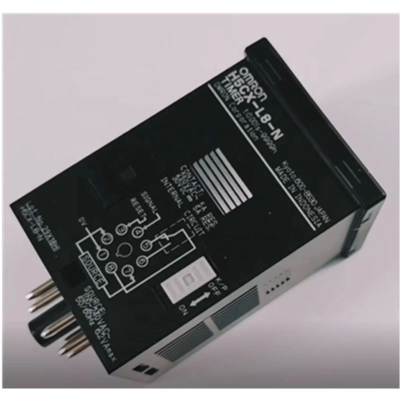 

OMRON H5CX-L8-N TIMER 100 to 240 VAC, Time range 0.001 s to 9999 h (10 range) IN STOCK
