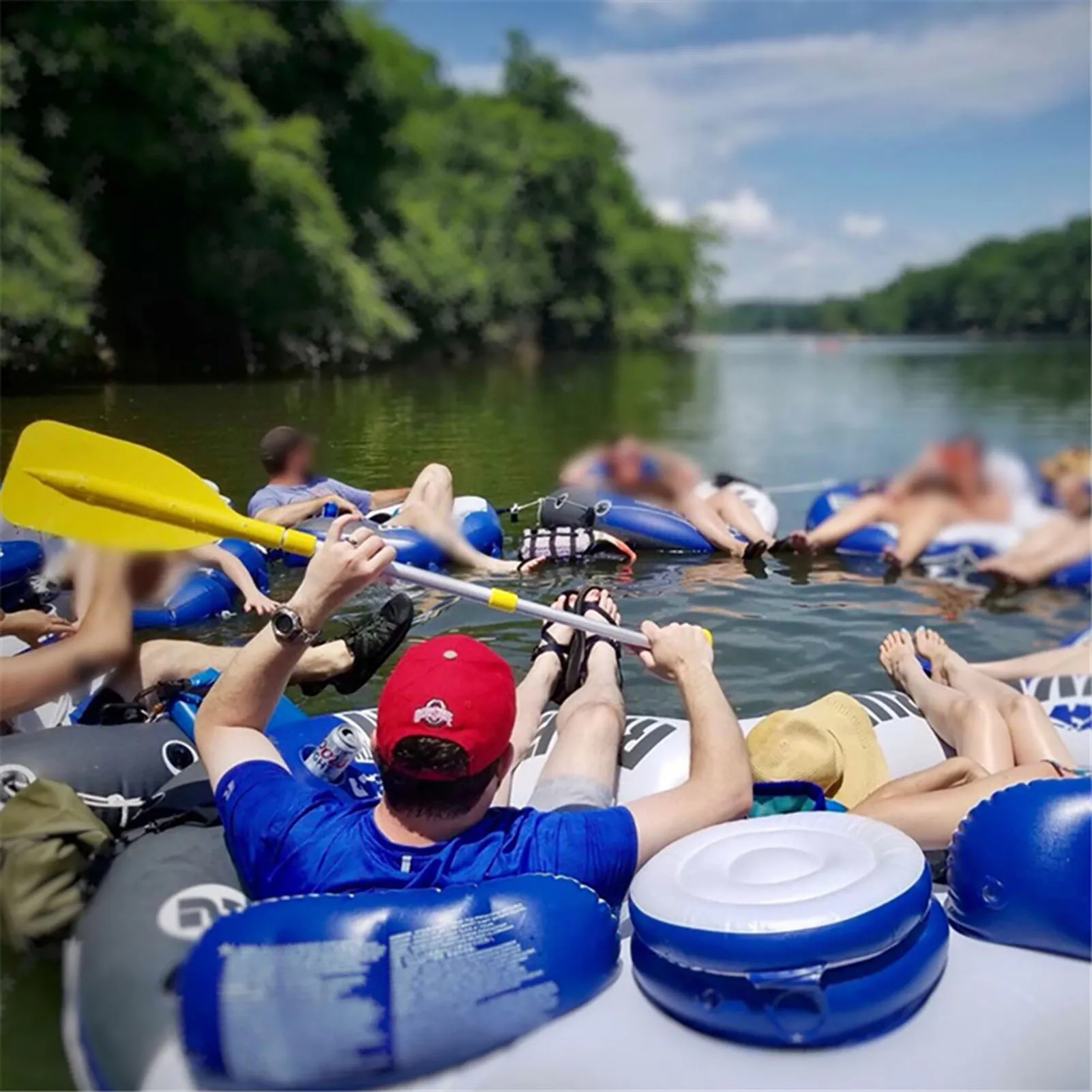 

Outdoor Water Sports Paddle 54-106cmTelescoping Paddle Portable Rafting Boating Paddle Aluminum Kayak Paddle For Water Sports