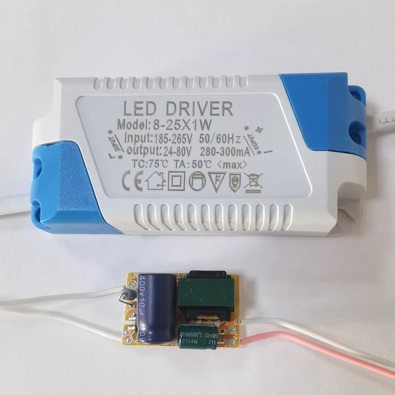 Светодиодный источник питания 8-50 Вт AC220V неизолированный трансформатор 24 36 48