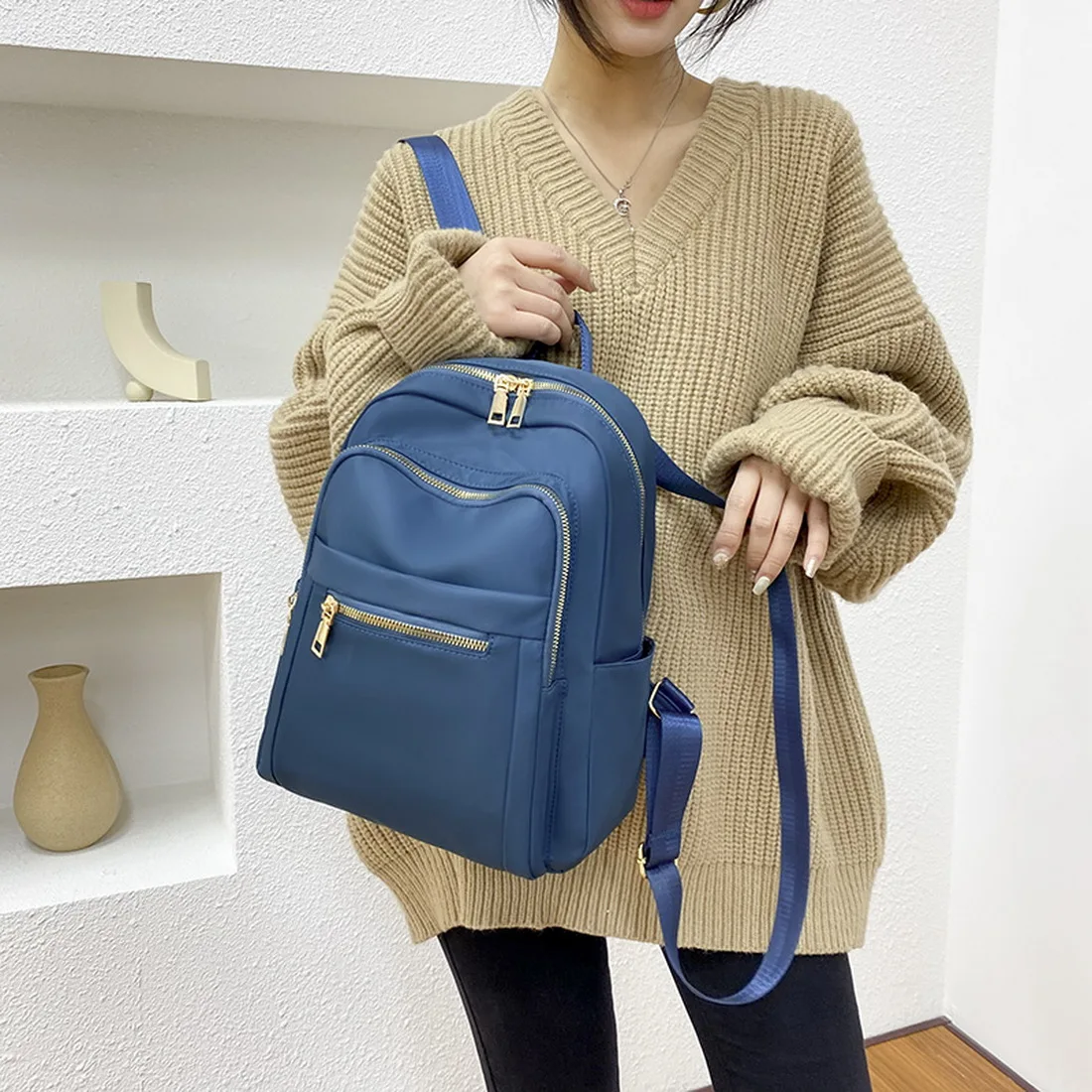 

2021 Fashion Backpack Shoulder Bag Back Backpack Academy Bagpack Backpack Women Oxford Women's Backpack Girl Schoolbag Rucksack