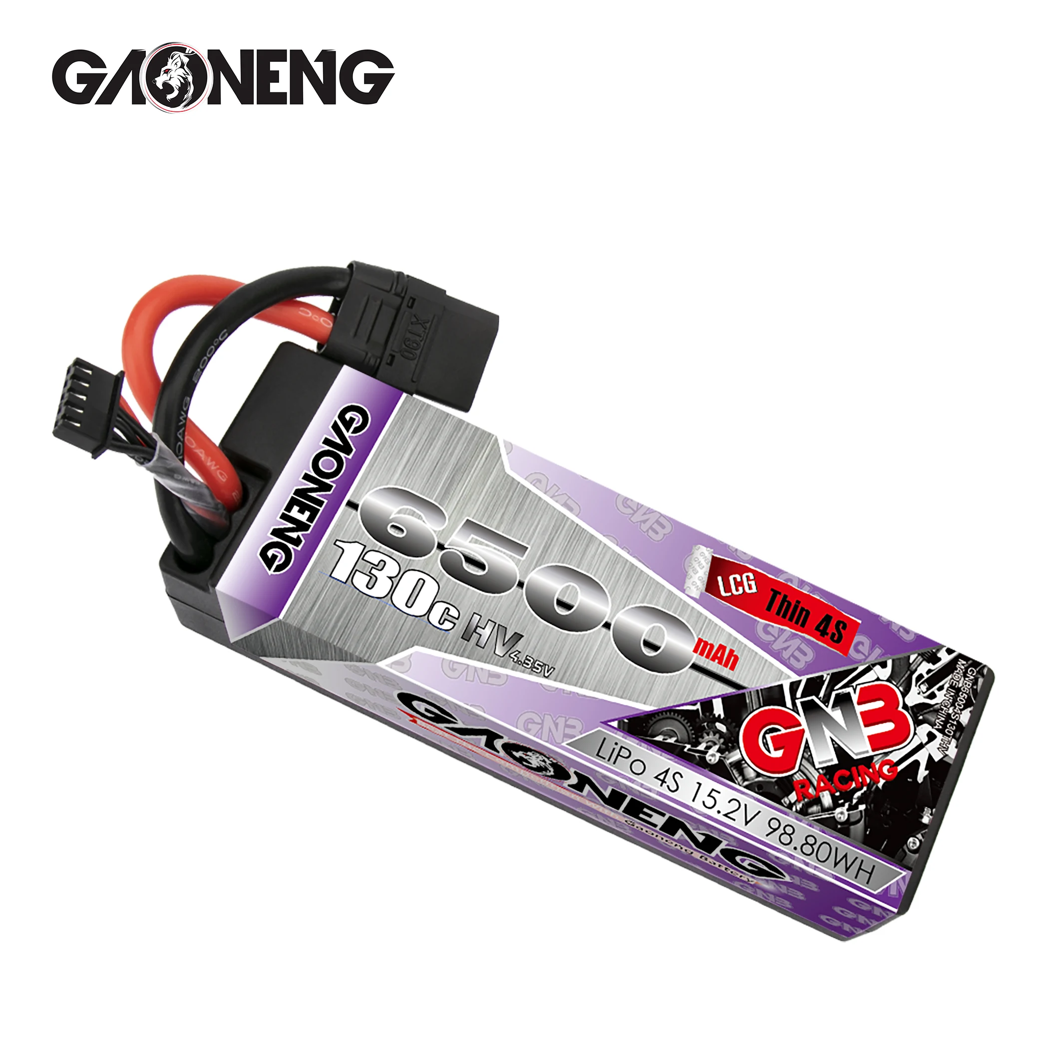 gaoneng gnb 6500mah 4s 152 v 130c hv тонкий жесткий чехол l