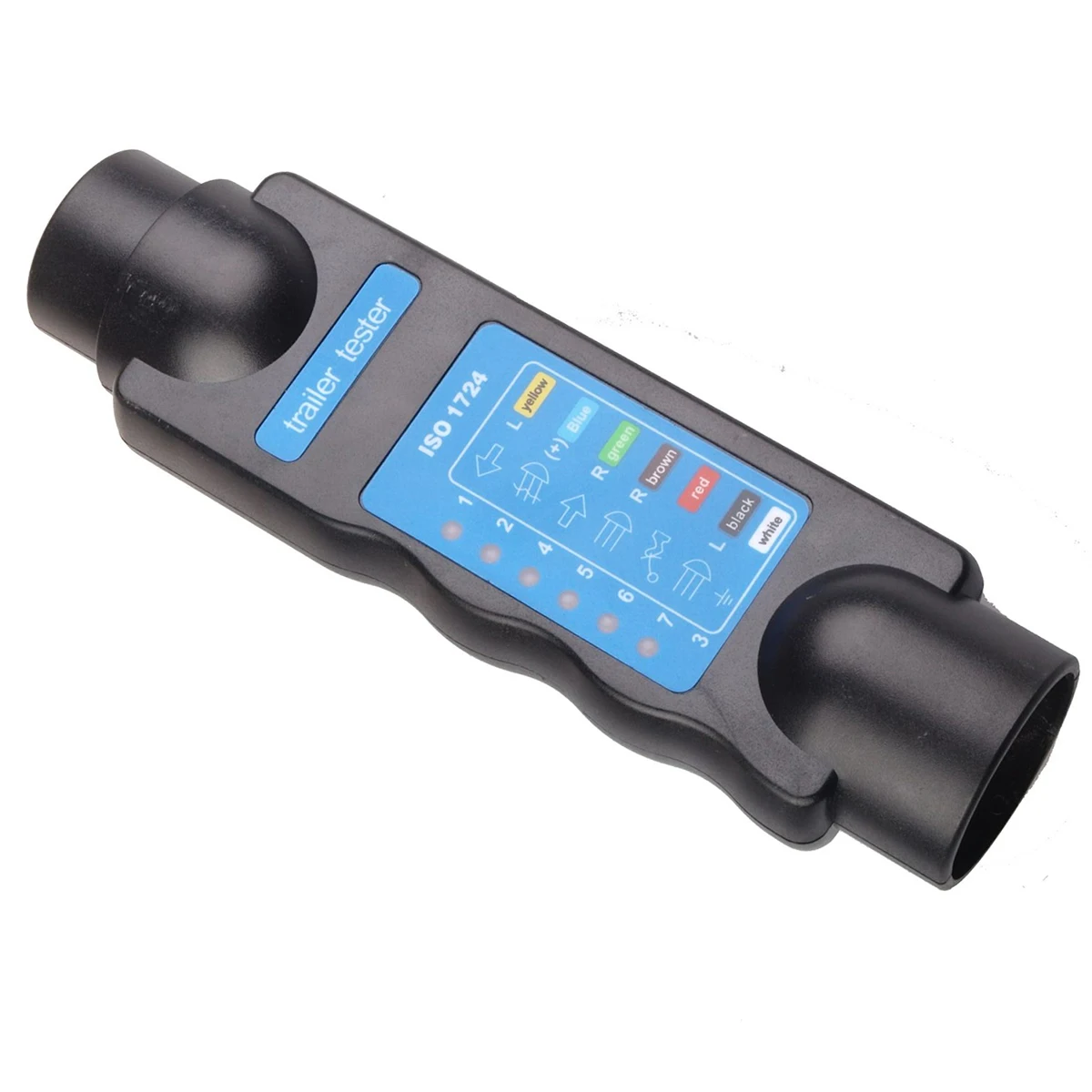 12V Trailer Tester Plug Caravan Light Wiring Socket Tool For 7-pin trailer plug and socket connector (N type) test |