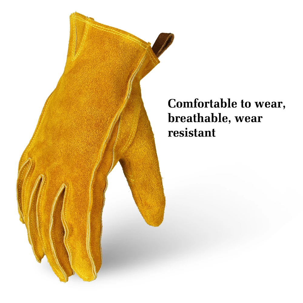 Перчатки мужские из воловьей кожи спортивные для езды на мотоцикле лыжах