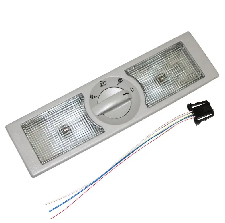 one set gray OEM Бежевый задний внутренний купольный светильник лампа для чтения светильник для V W POLO TOURAN G OLSHARAN J ETTA быстрая для сиденья ALTEA 6Q0 947 291 - Испускаемый цвет: one set gray