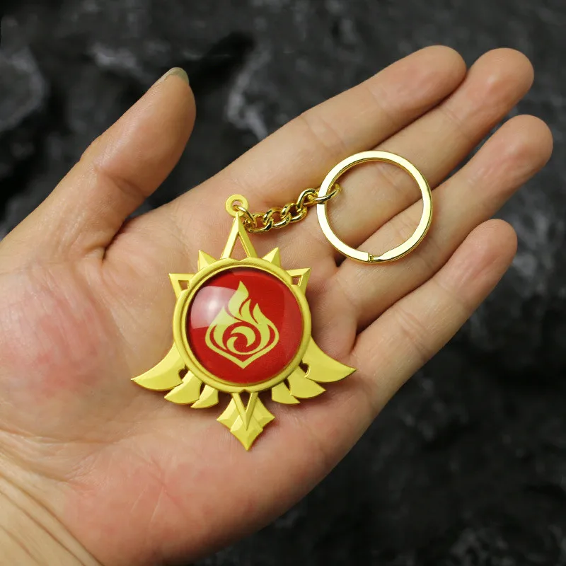 

Cosplay Game Genshin Impact Weapon Prop Eye of God Keqing Ganyu Diluc Klee Venti Water Wind Thunder Fire Rock Ice Element Gift