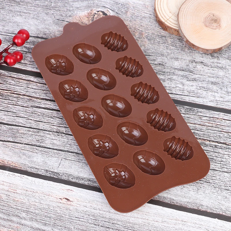 

15 Holes Easter Eggs Chocolate Molds Silicone Form Cake Molds Bakeware Baking Dish High Temperature Kitchen Cake Accessories