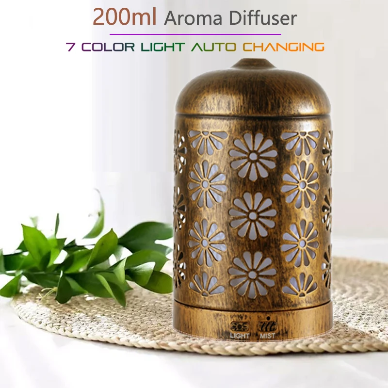 Бронзовый металлический увлажнитель воздуха для ароматерапии 200 мл | Компьютеры