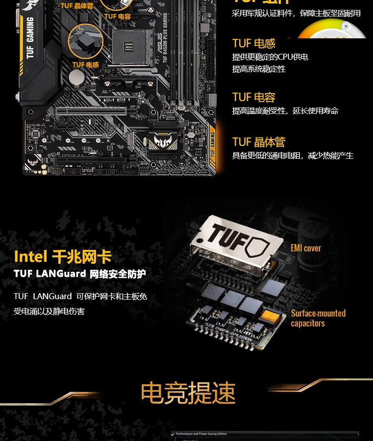 ASUS TUF B450M-PLUS игровая Настольная компьютерная игровая доска
