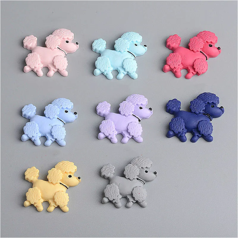 10 шт./пакет Красочные Щенок смолы аксессуары слизь игрушки для детей добавки