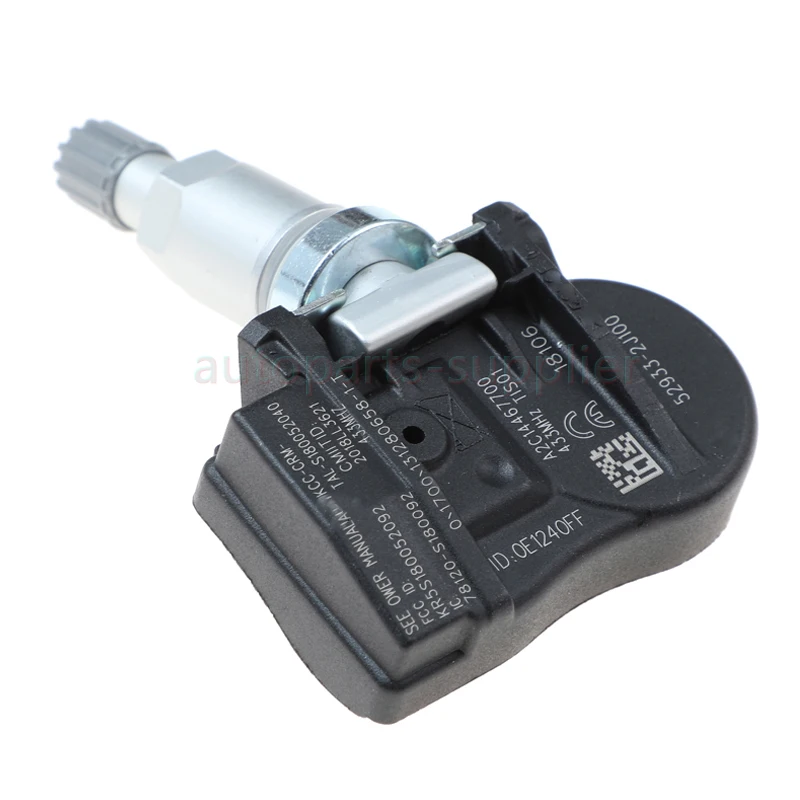 52933-2J100 529332J100 новый датчик давления в шинах TPMS для Hyundai Verna Solaris Kia Sorento 2017 2018 |