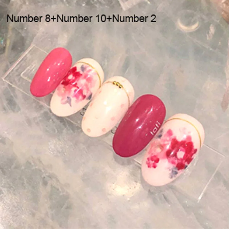 1 шт Сделай Сам акварельные чернила лак для ногтей гель с рисунком цветения