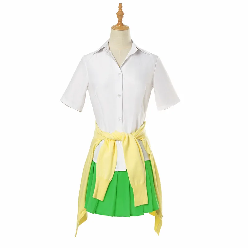 Anime Quintessential Quintuplets Miku Nakano Ichika Nino Cosplay Costume Yotsuba Skirt School Uniform Mardi Gras Dress | Тематическая
