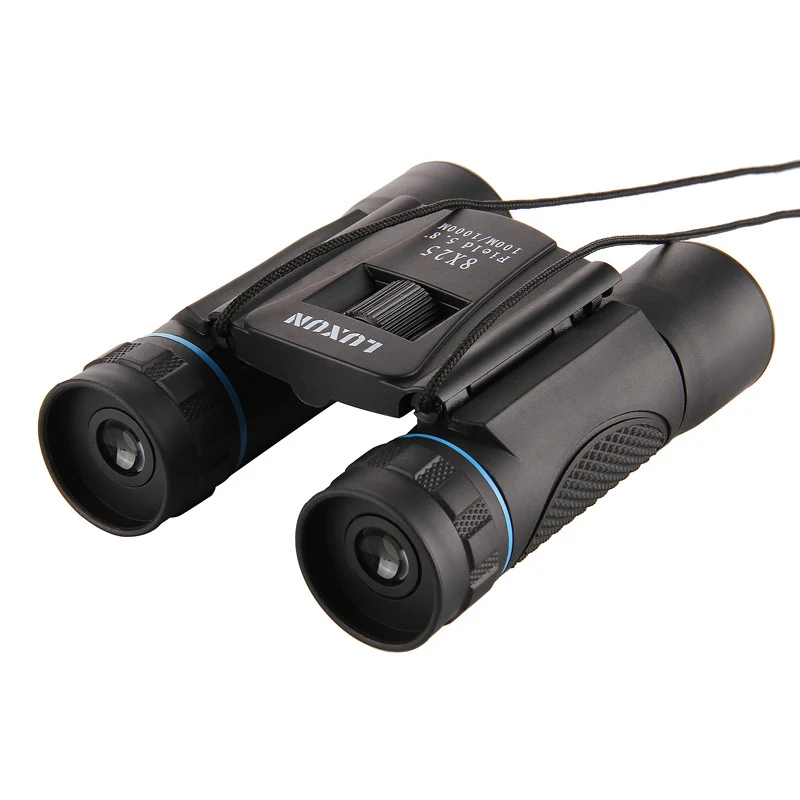 Lusun портативный мини бинокль 8X25 Zoom дорожный телескоп с сумкой для занятий спортом