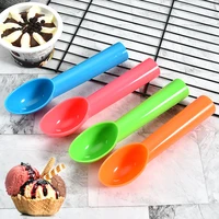 4 pcs cake dessert spoon ice cream scoop round spoon creative ice cream spoon cutlery set food grade material pp
