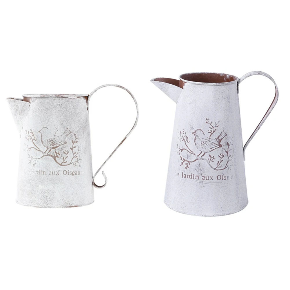 Ретро Железный цветочный горшок в скандинавском стиле держатель ваза украшения