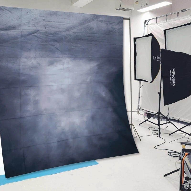 5X7 футов ретро тонкий черный серый темный студийный фон Фотография реквизит |