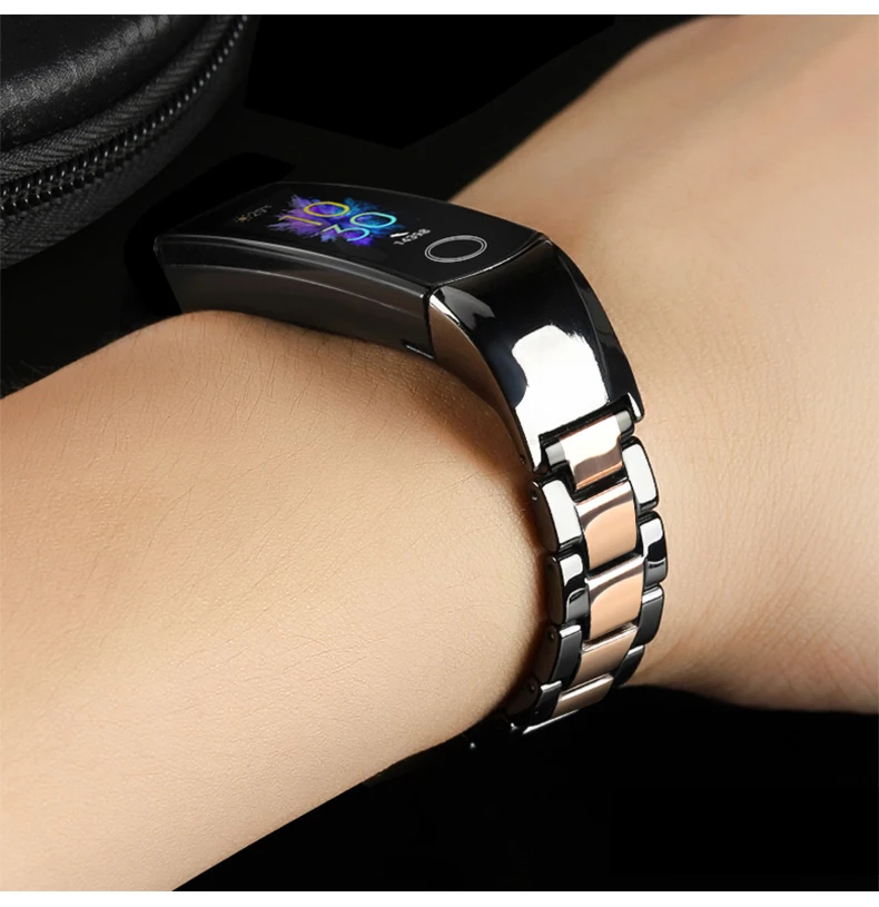 Керамический браслет для huawei honor band 5 ремешок HONOR 4 сменный с металлической пряжкой