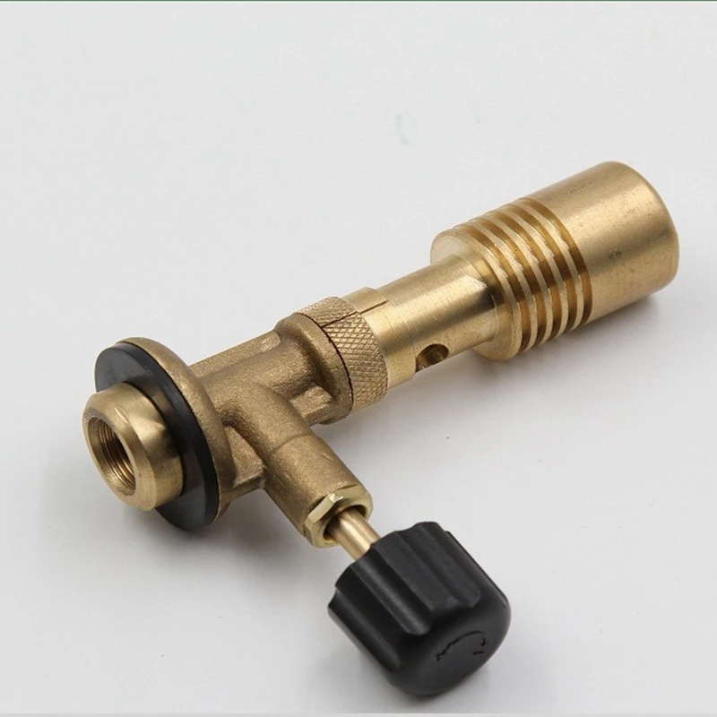 Высокотемпературный латунный газовый турбо фонарь пропановая сварная