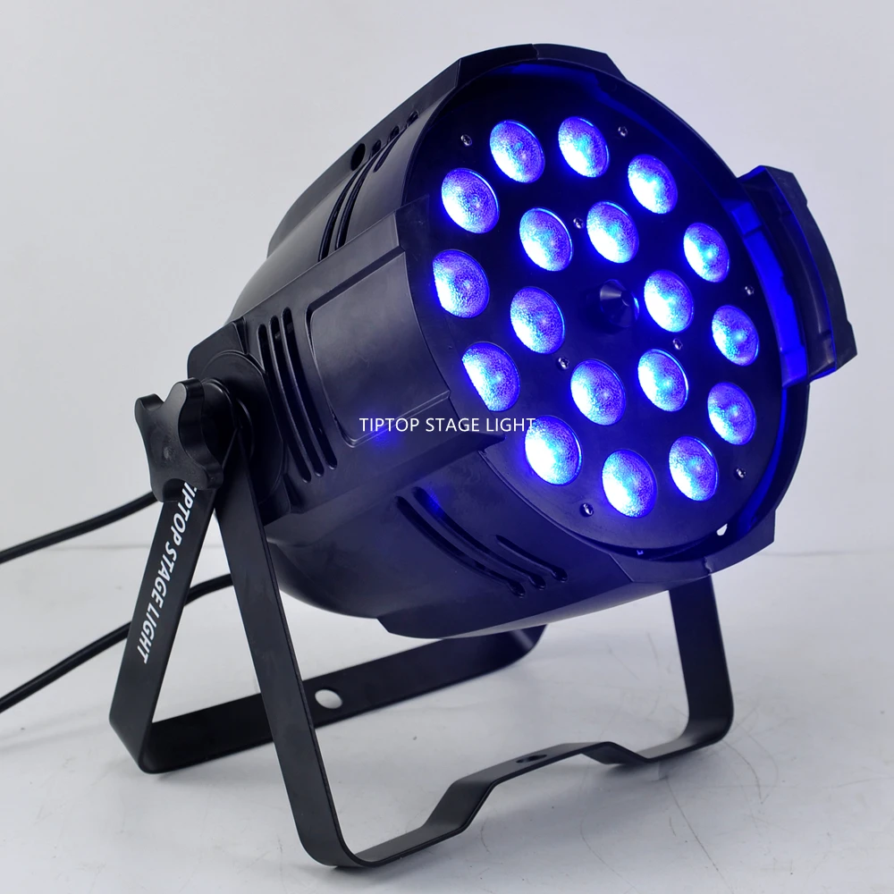 Китайский 8в1 F светильник 18x18 Вт Led Par Zoom Wifi плавный диммер матовый пластиковый