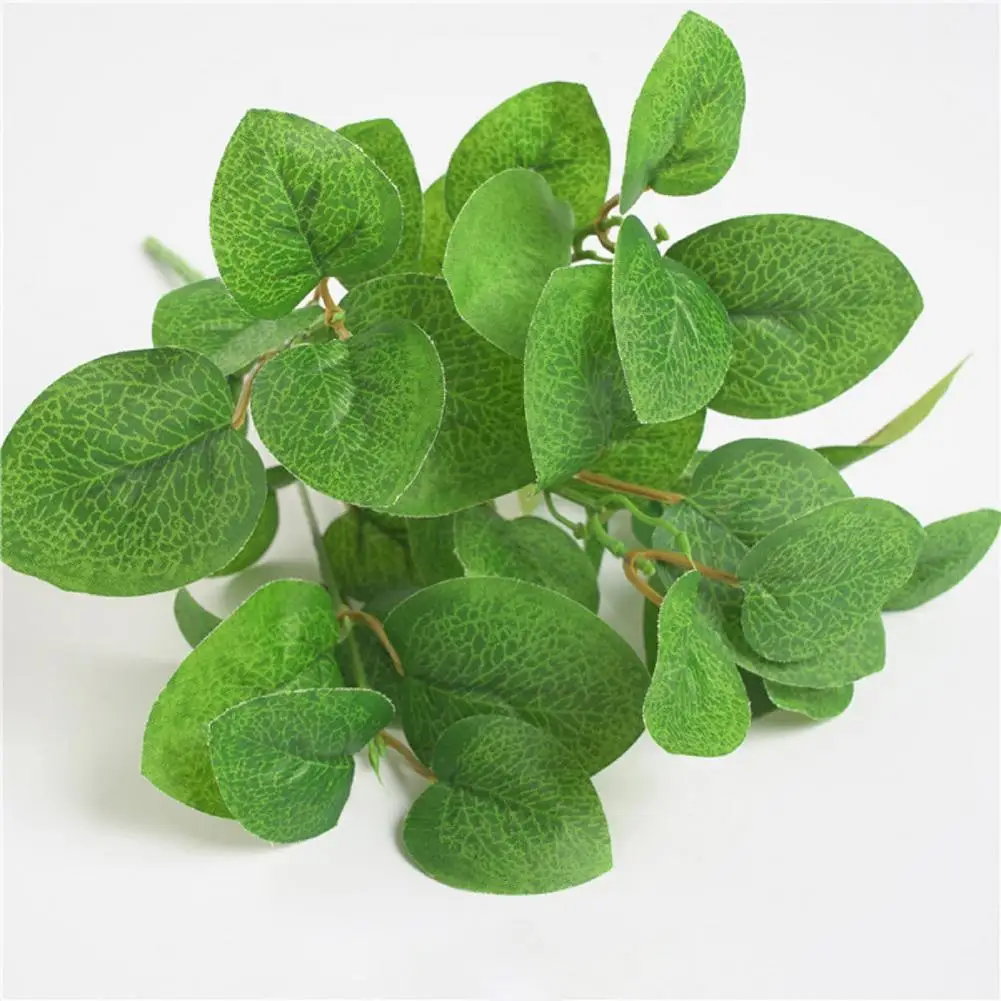 

Dropshipping!! 1 Bouquet Artificial Plant Eucalyptus Non-faded Display Faux Greenery Home Decor